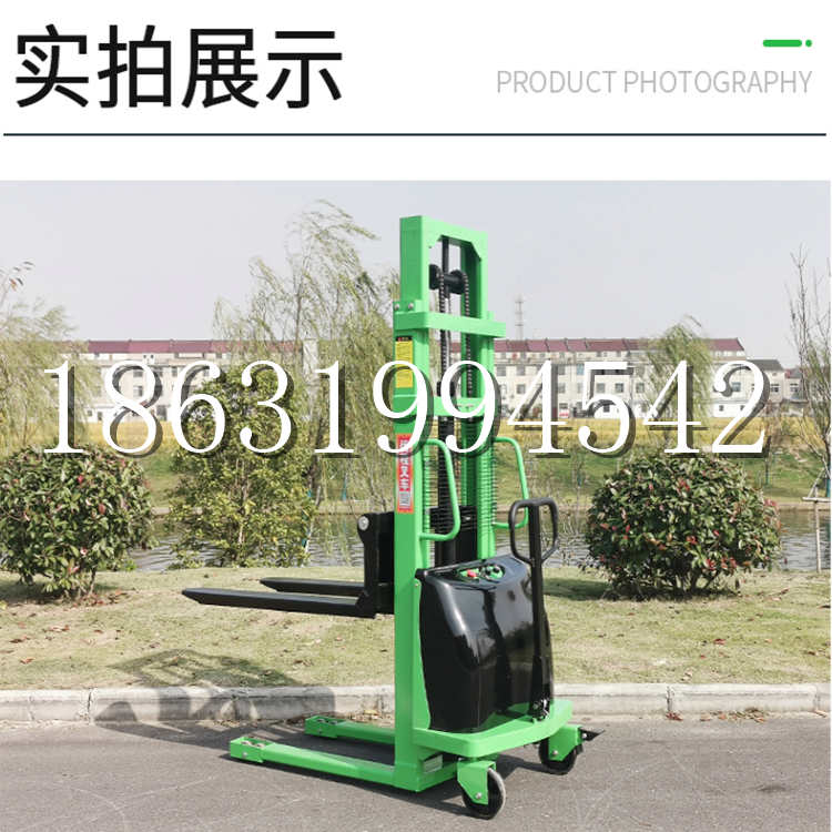 丰原区电动叉车堆高车液压铲车电瓶1吨2吨站驾步行式小型全自动叉车